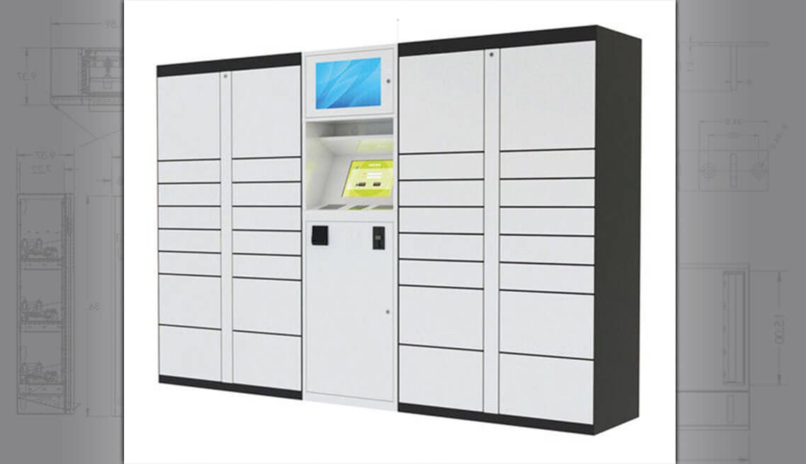 MERIDIAN smart locker system with multiple secure compartments for various applications